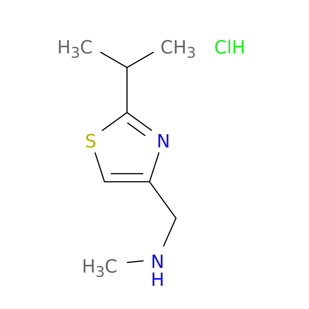 1-(2-Isopropylthiazol-4-yl)-N-methylmethanamine hydrochloride