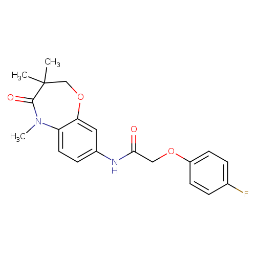 2-(4-fluorophenoxy)-N-(3,3,5-trimethyl-4-oxo-2,3,4,5-tetrahydro-1,5-benzoxazepin-8-yl)acetamide