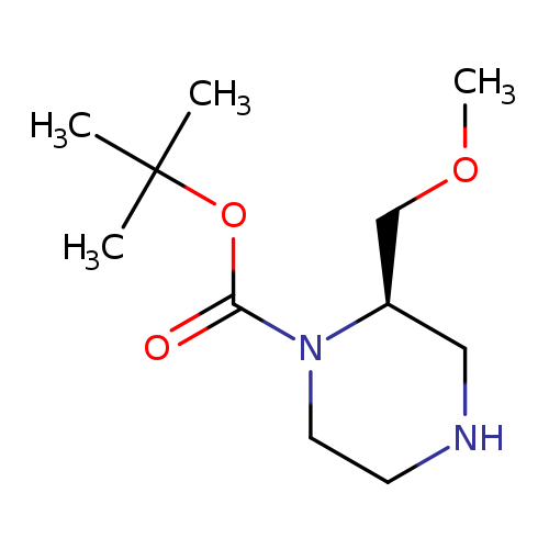 1-Piperazinecarboxylic acid, 2-(methoxymethyl)-, 1,1-dimethylethyl ester, (2R)-