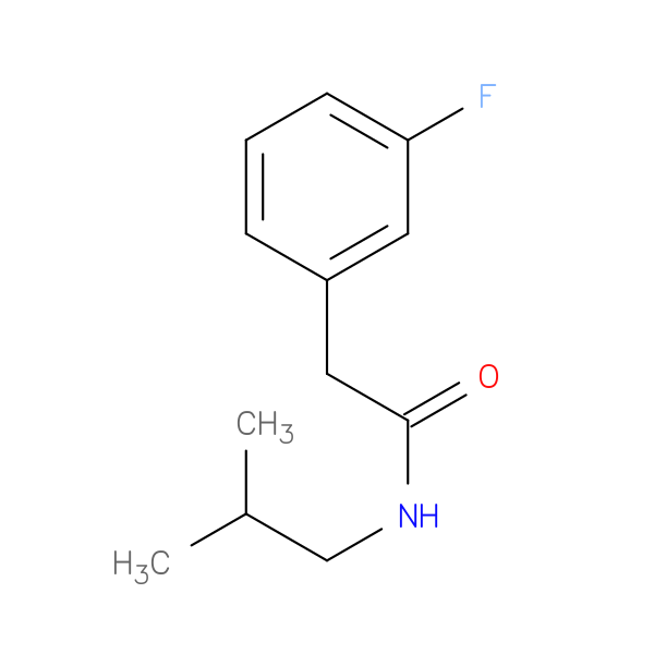2-(3-fluorophenyl)-N-isobutylacetamide