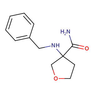 3-(Benzylamino)tetrahydrofuran-3-carboxamide
