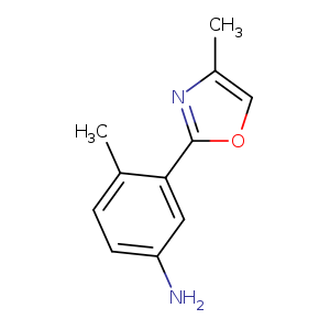 4-methyl-3-(4-methyl-1,3-oxazol-2-yl)aniline