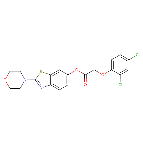 2-(morpholin-4-yl)-1,3-benzothiazol-6-yl 2-(2,4-dichlorophenoxy)acetate
