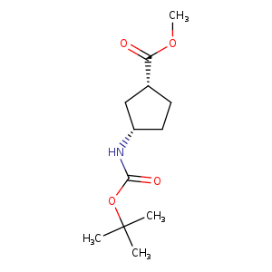 Methyl (1r,3s)-3-([(tert-butoxy)carbonyl]amino)cyclopentane-1-carboxylate