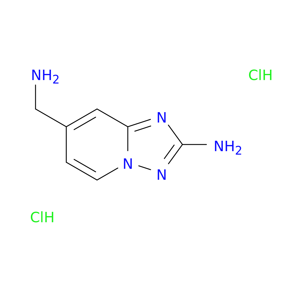 7-(aminomethyl)-[1,2,4]triazolo[1,5-a]pyridin-2-amine dihydrochloride