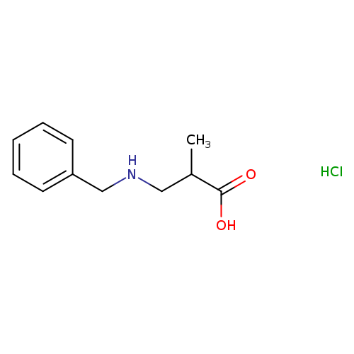 3-(benzylamino)-2-methylpropanoic acid hydrochloride