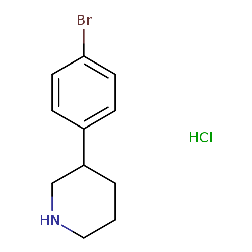 Piperidine, 3-(4-broMophenyl)-, hydrochloride