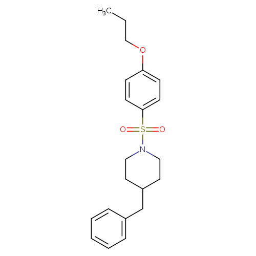 4-benzyl-1-(4-propoxybenzenesulfonyl)piperidine
