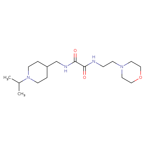 N-[2-(morpholin-4-yl)ethyl]-N'-{[1-(propan-2-yl)piperidin-4-yl]methyl}ethanediamide