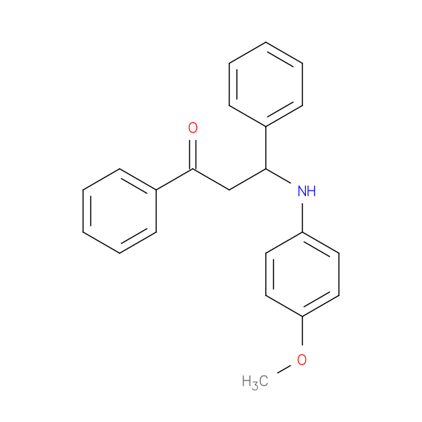1-Propanone, 3-[(4-methoxyphenyl)amino]-1,3-diphenyl-