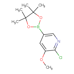 Pyridine, 2-chloro-3-methoxy-5-(4,4,5,5-tetramethyl-1,3,2-dioxaborolan-2-yl)-