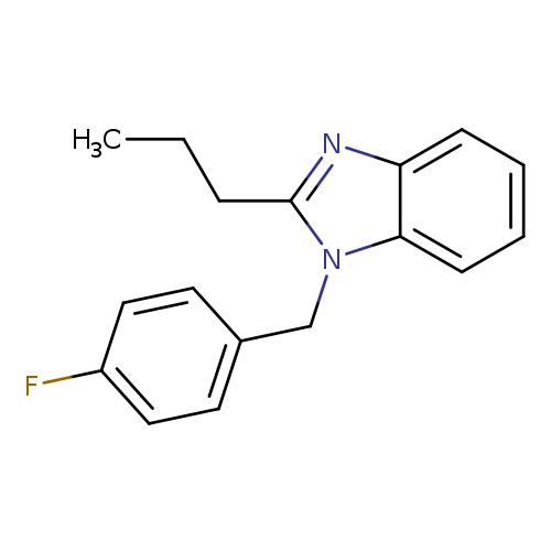 1-[(4-fluorophenyl)methyl]-2-propyl-1H-1,3-benzodiazole