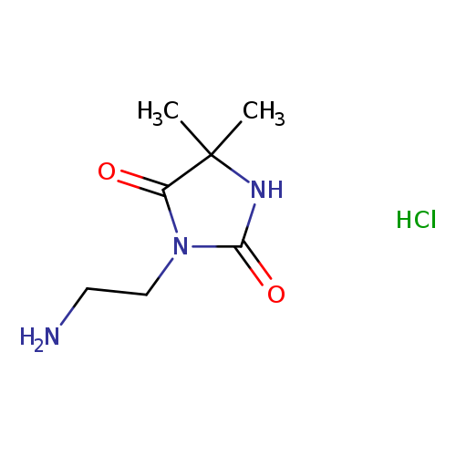 3-(2-aminoethyl)-5,5-dimethylimidazolidine-2,4-dionehydrochloride