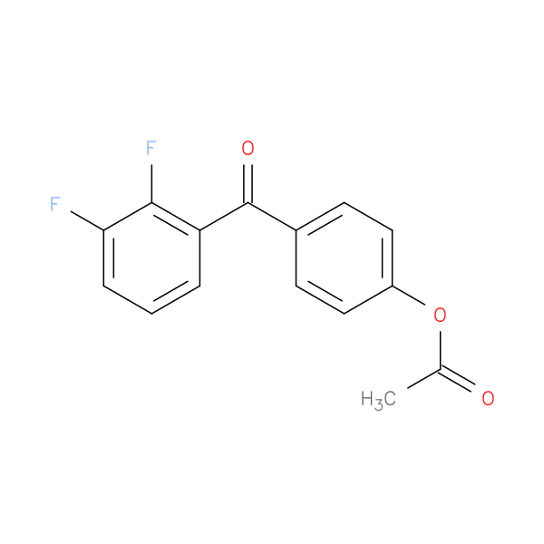 4-Acetoxy-2',3'-difluorobenzophenone