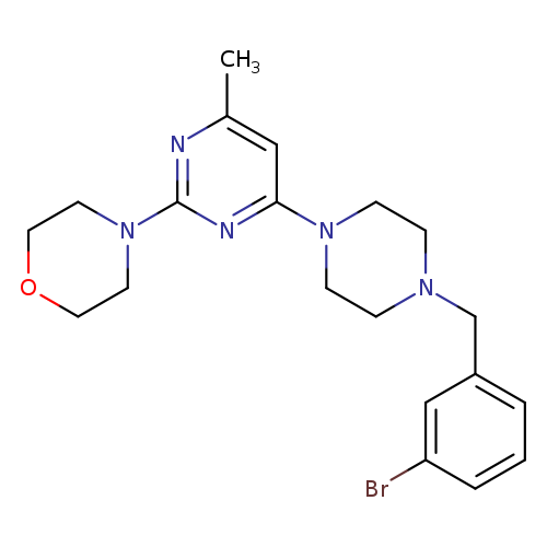 4-(4-{4-[(3-bromophenyl)methyl]piperazin-1-yl}-6-methylpyrimidin-2-yl)morpholine