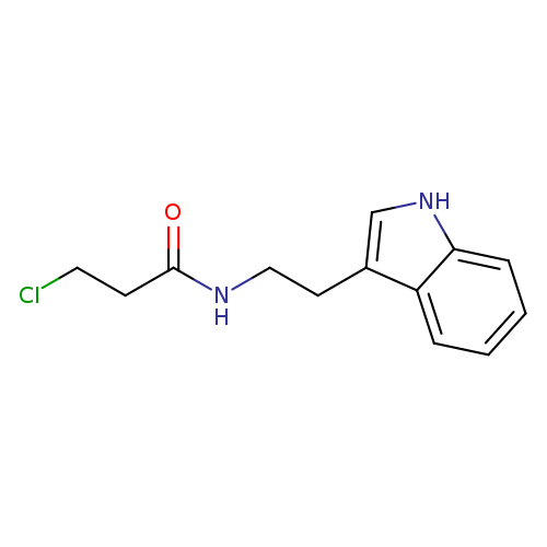 3-chloro-N-[2-(1H-indol-3-yl)ethyl]propanamide