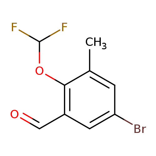 5-bromo-2-(difluoromethoxy)-3-methylbenzaldehyde