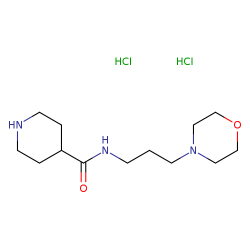 N-[3-(morpholin-4-yl)propyl]piperidine-4-carboxamide dihydrochloride