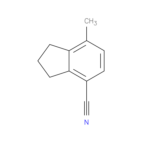 2,3-Dihydro-7-methyl-1H-indene-4-carbonitrile