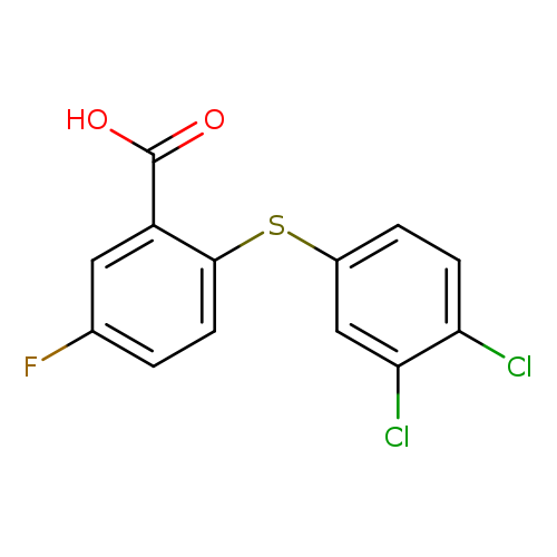 2-[(3,4-dichlorophenyl)sulfanyl]-5-fluorobenzoic acid