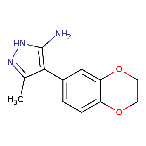 4-(2,3-dihydro-1,4-benzodioxin-6-yl)-3-methyl-1H-pyrazol-5-amine