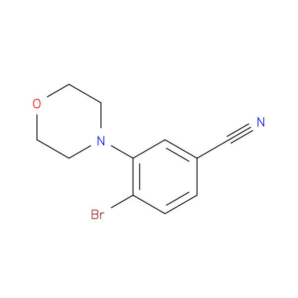 4-bromo-3-morpholino-benzonitrile