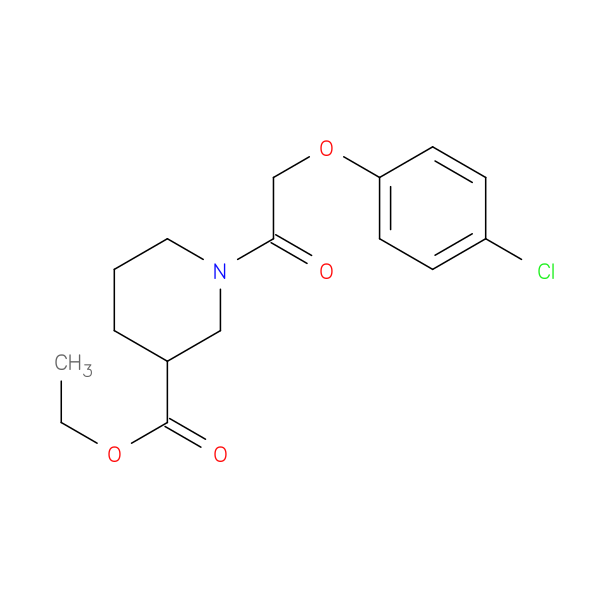 ethyl 1-[(4-chlorophenoxy)acetyl]-3-piperidinecarboxylate