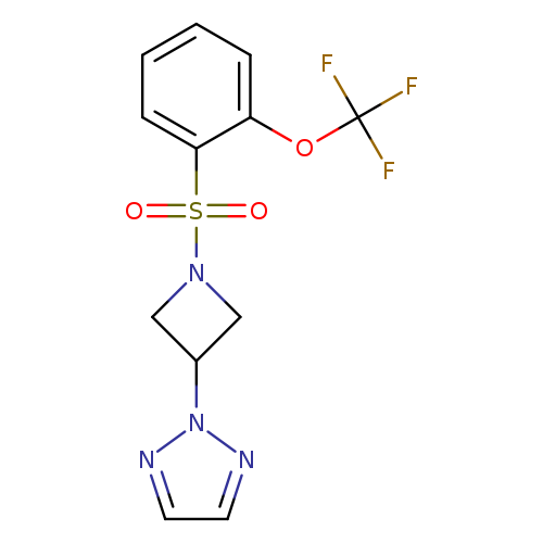2-{1-[2-(trifluoromethoxy)benzenesulfonyl]azetidin-3-yl}-2H-1,2,3-triazole