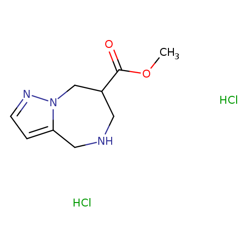 methyl 4H,5H,6H,7H,8H-pyrazolo[1,5-a][1,4]diazepine-7-carboxylate dihydrochloride