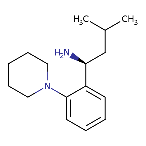 Benzenemethanamine, α-(2-methylpropyl)-2-(1-piperidinyl)-, (αS)-