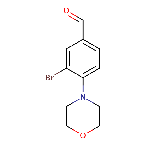 Benzaldehyde, 3-bromo-4-(4-morpholinyl)-