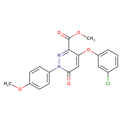 methyl 4-(3-chlorophenoxy)-1-(4-methoxyphenyl)-6-oxo-1,6-dihydropyridazine-3-carboxylate