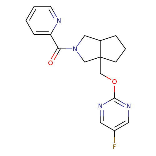 5-fluoro-2-{[2-(pyridine-2-carbonyl)-octahydrocyclopenta[c]pyrrol-3a-yl]methoxy}pyrimidine