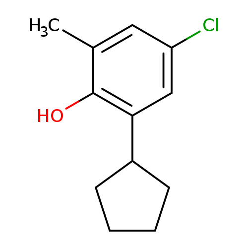 4-chloro-2-cyclopentyl-6-methylphenol