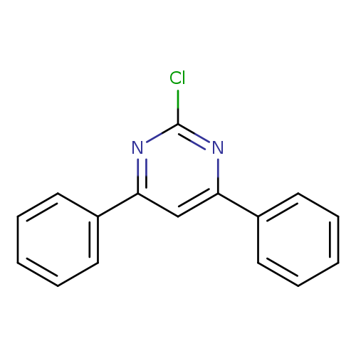 Pyrimidine, 2-chloro-4,6-diphenyl-