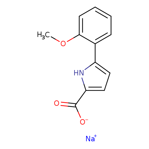 sodium 5-(2-methoxyphenyl)-1H-pyrrole-2-carboxylate
