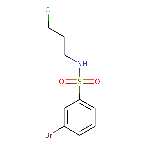 3-Bromo-N-(3-chloropropyl)benzenesulfonamide