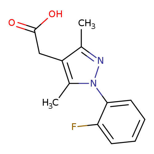 2-[1-(2-fluorophenyl)-3,5-dimethyl-1H-pyrazol-4-yl]acetic acid