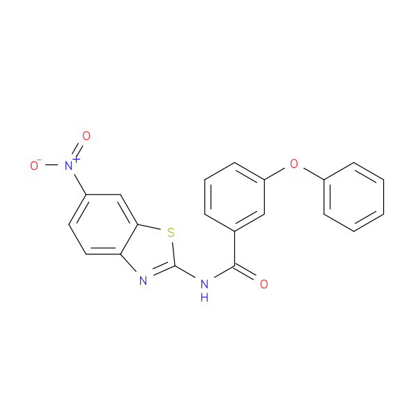 N-(6-nitro-1,3-benzothiazol-2-yl)-3-phenoxybenzamide