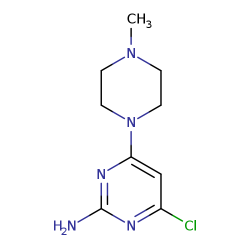 4-chloro-6-(4-methyl-1-piperazinyl)-2-pyrimidinamine