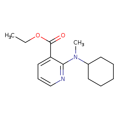 ethyl 2-[cyclohexyl(methyl)amino]pyridine-3-carboxylate