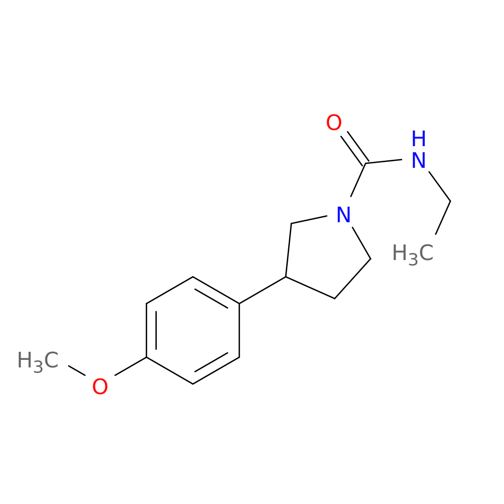 N-ethyl-3-(4-methoxyphenyl)pyrrolidine-1-carboxamide
