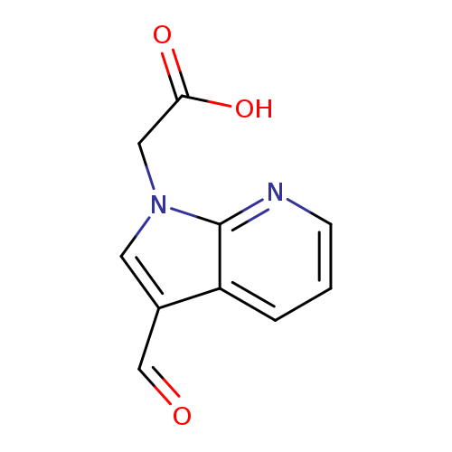 2-{3-formyl-1H-pyrrolo[2,3-b]pyridin-1-yl}acetic acid