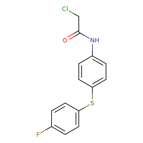 2-chloro-N-{4-[(4-fluorophenyl)sulfanyl]phenyl}acetamide