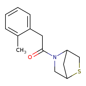 2-(2-methylphenyl)-1-{2-thia-5-azabicyclo[2.2.1]heptan-5-yl}ethan-1-one