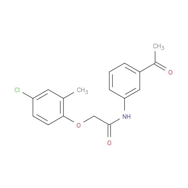 N-(3-Acetylphenyl)-2-(4-chloro-2-methylphenoxy)acetamide
