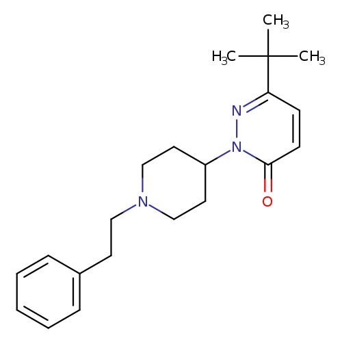 6-tert-butyl-2-[1-(2-phenylethyl)piperidin-4-yl]-2,3-dihydropyridazin-3-one