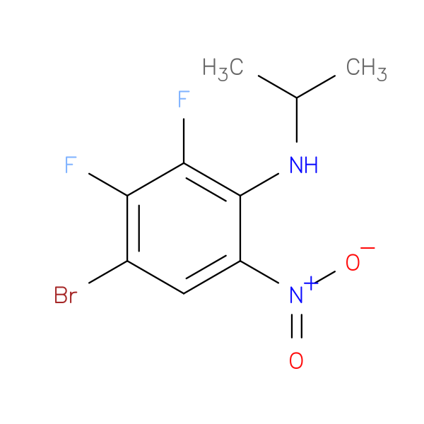4-Bromo-2,3-difluoro-N-isopropyl-6-nitroaniline