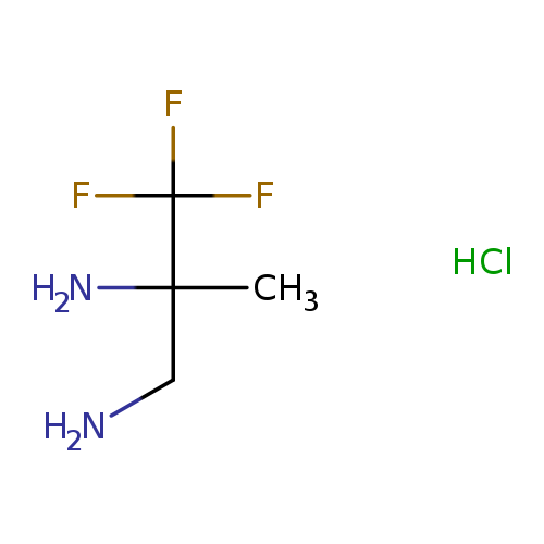 3,3,3-trifluoro-2-methylpropane-1,2-diamine hydrochloride
