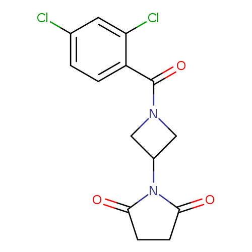 1-[1-(2,4-dichlorobenzoyl)azetidin-3-yl]pyrrolidine-2,5-dione